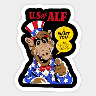 U.S of ALF Sticker